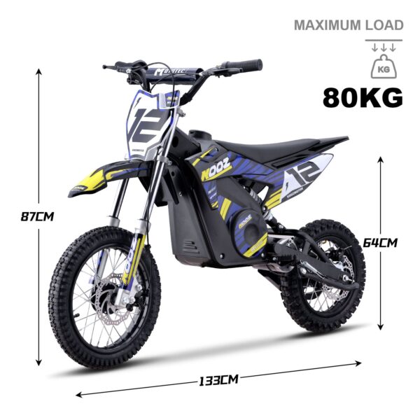 mototec 36v/8ah 1000w (hp112e) electric dirt bike