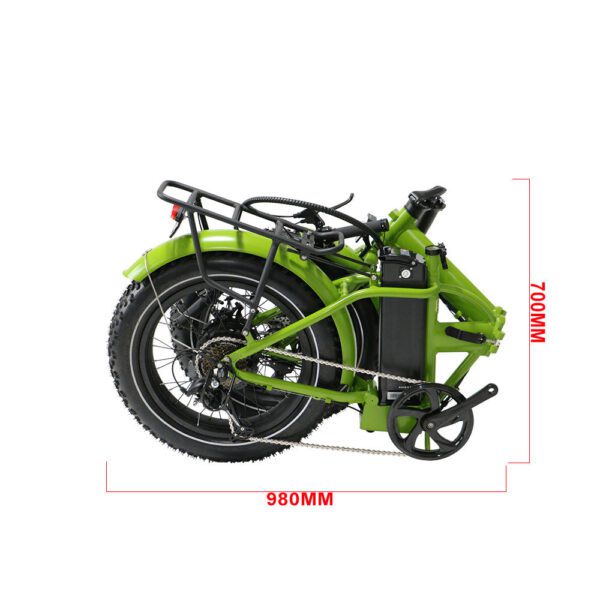 eunorau e fat mn 48v 12.5ah/17.5ah 500w folding fat tire electric bike