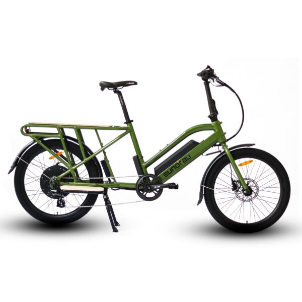eunorau max cargo 48v/11.6ah 750w dual battery electric cargo bike