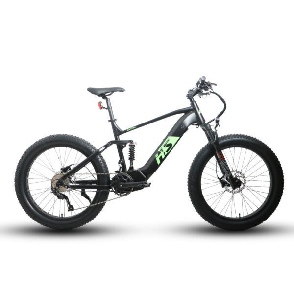 2 x eunorau fat hs 48v/14ah 1000w fat tire electric mountain bike