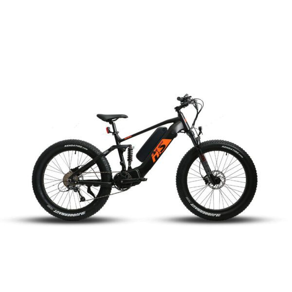 2 x eunorau fat hs 48v/14ah 1000w fat tire electric mountain bike