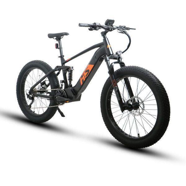 2 x eunorau fat hs 48v/14ah 1000w fat tire electric mountain bike