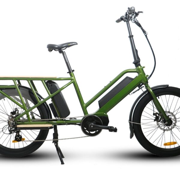 eunorau g20 cargo 48v/11.6ah 500w mid motor dual battery cargo electric bike