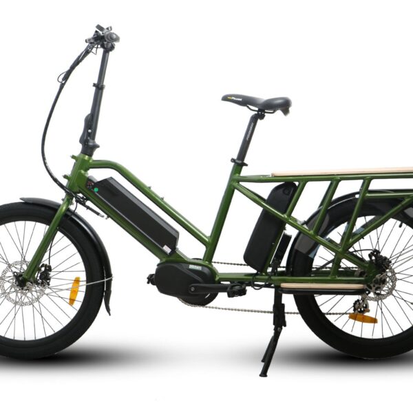 eunorau g20 cargo 48v/11.6ah 500w mid motor dual battery cargo electric bike