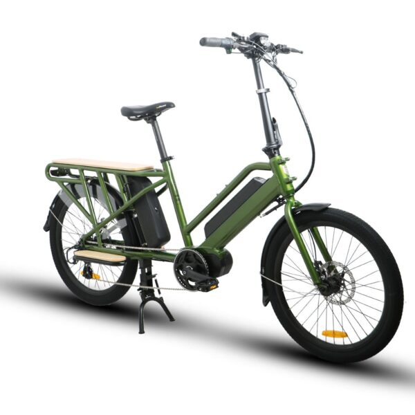 eunorau g20 cargo 48v/11.6ah 500w mid motor dual battery cargo electric bike