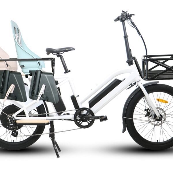 eunorau max cargo 48v/11.6ah 750w dual battery electric cargo bike