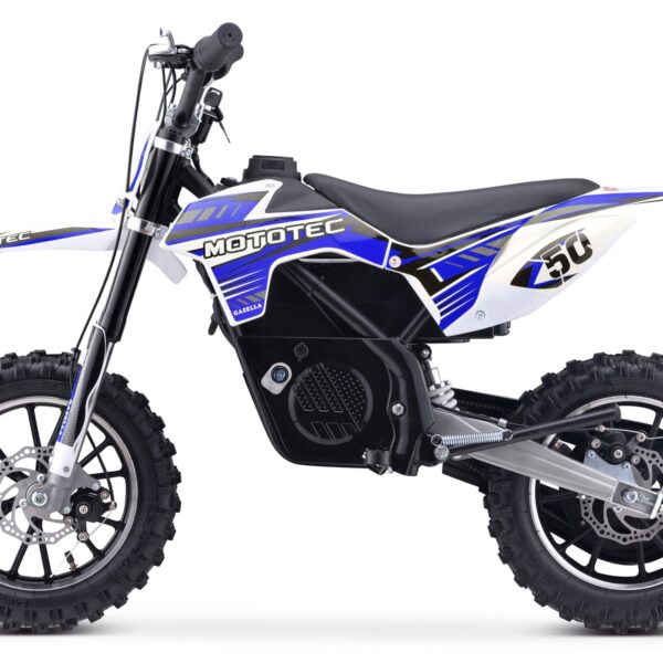 mototec gazella 24v/12ah 500w electric dirt bike