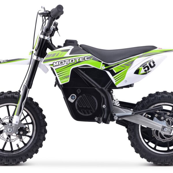 mototec gazella 24v/12ah 500w electric dirt bike