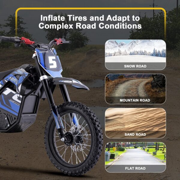 mototec pro 60v/15.6ah 2000w off road electric dirt bike (hp115e)