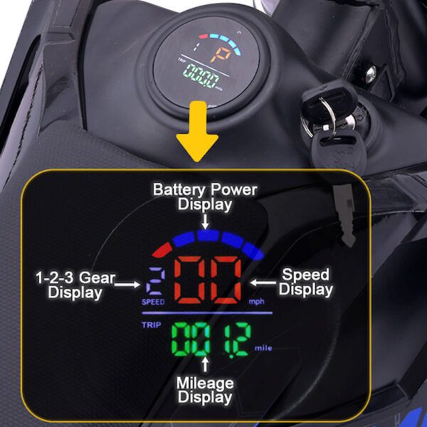 mototec pro 72v/30ah 5000w off road electric dirt bike