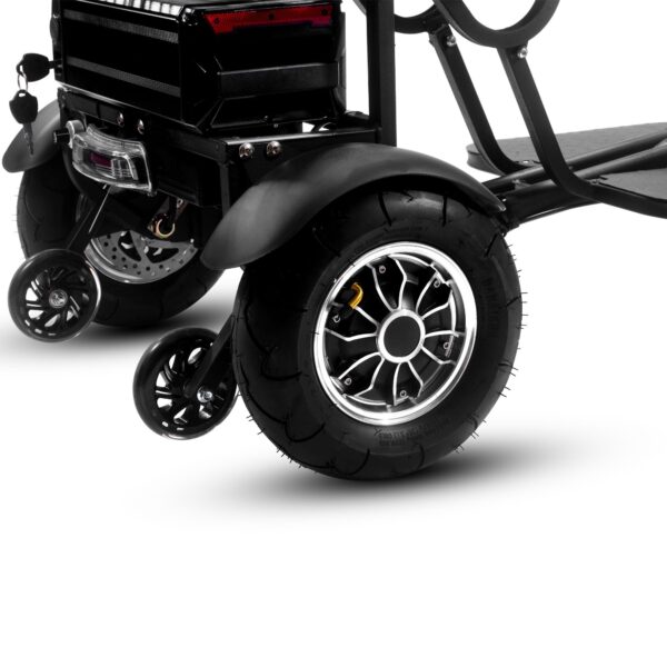 mototec folding mobility electric trike 48v/15.6ah 1000w dual motor