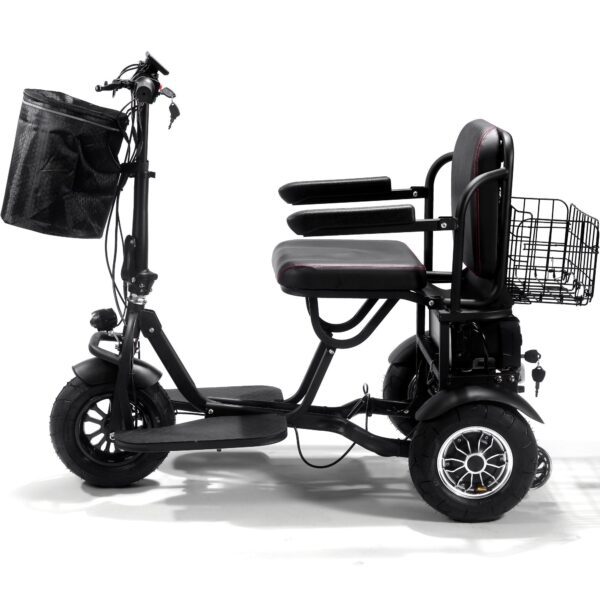 mototec folding mobility electric trike 48v/15.6ah 1000w dual motor