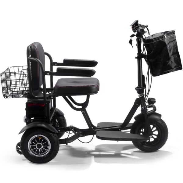 mototec folding mobility electric trike 48v/15.6ah 1000w dual motor