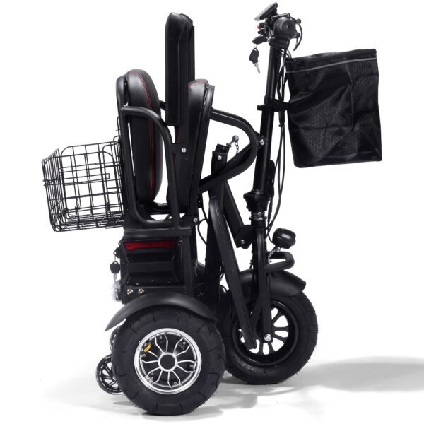 mototec folding mobility electric trike 48v/15.6ah 1000w dual motor