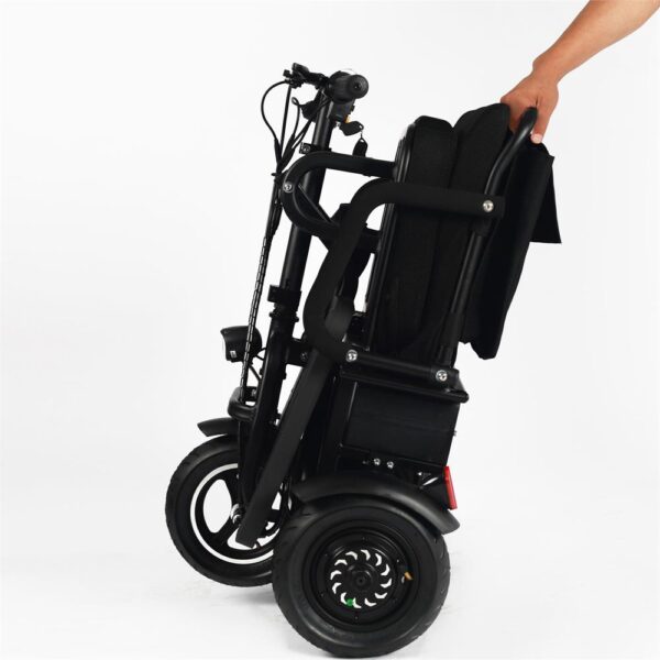 mototec folding mobility electric trike 48v/10ah 700w