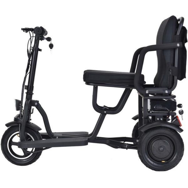 mototec folding mobility electric trike 48v/10ah 700w
