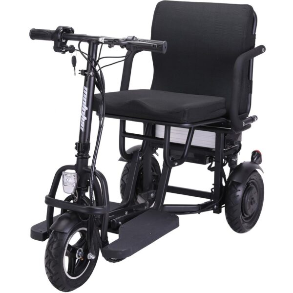 mototec folding mobility electric trike 48v/10ah 700w