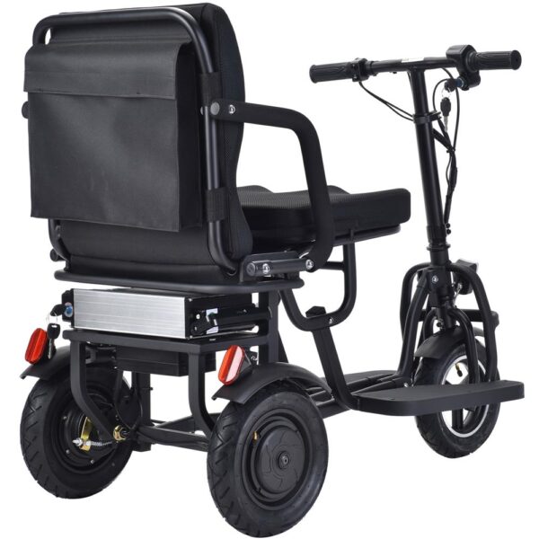 mototec folding mobility electric trike 48v/10ah 700w