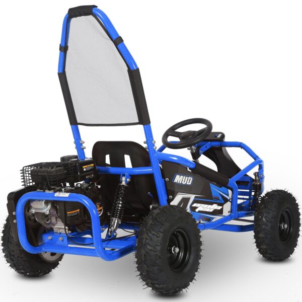 mototec mud 98cc go kart full suspension