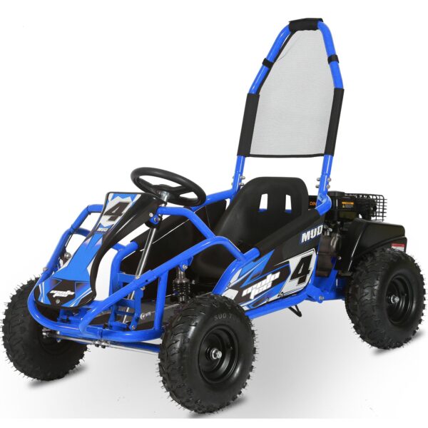 mototec mud 98cc go kart full suspension