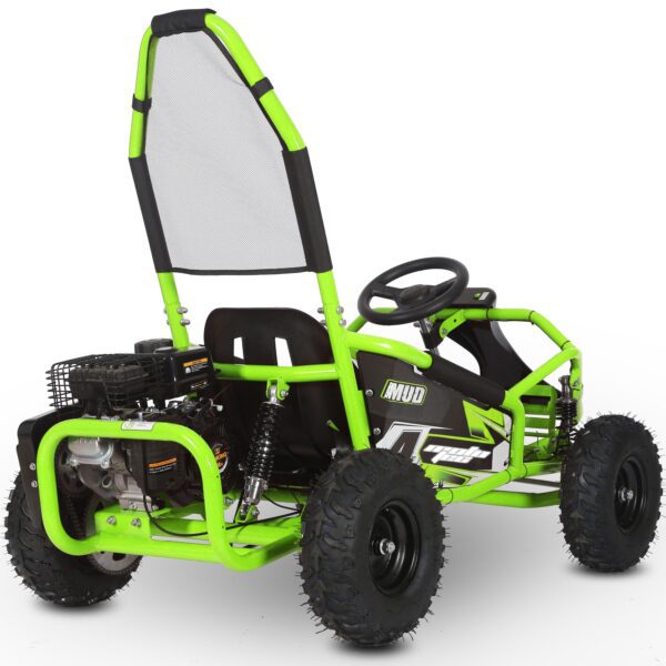 mototec mud 98cc go kart full suspension