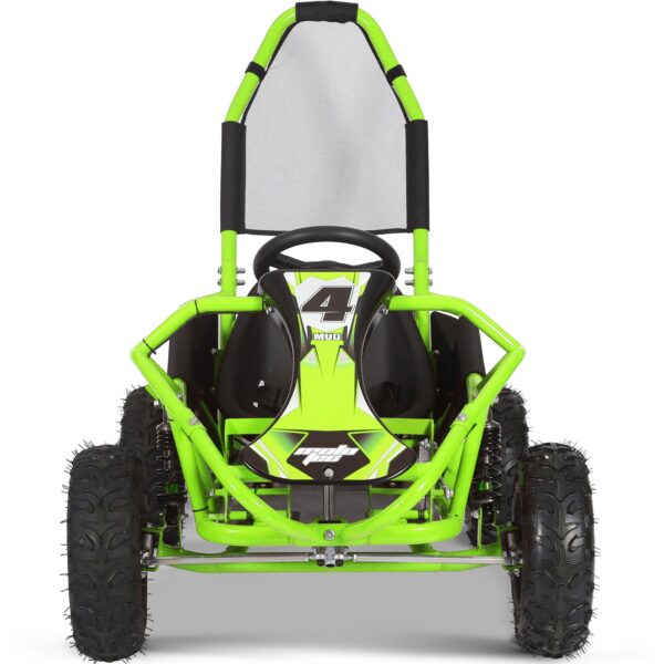 mototec mud 98cc go kart full suspension