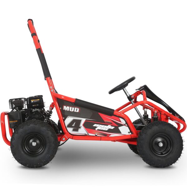 mototec mud 98cc go kart full suspension