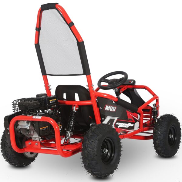 mototec mud 98cc go kart full suspension
