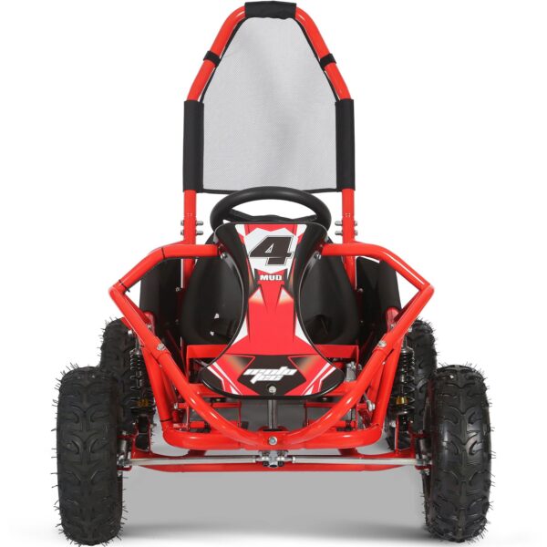 mototec mud 98cc go kart full suspension