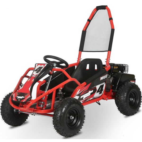 mototec mud 98cc go kart full suspension