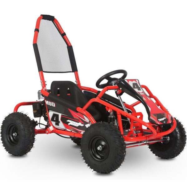 mototec mud 98cc go kart full suspension