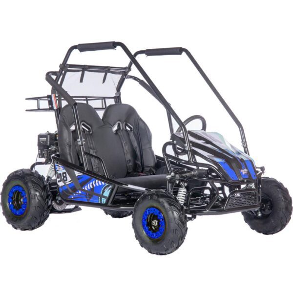 mototec mud xl 212cc 2 seat go kart full suspension