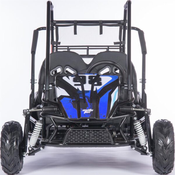 mototec mud xl 212cc 2 seat go kart full suspension