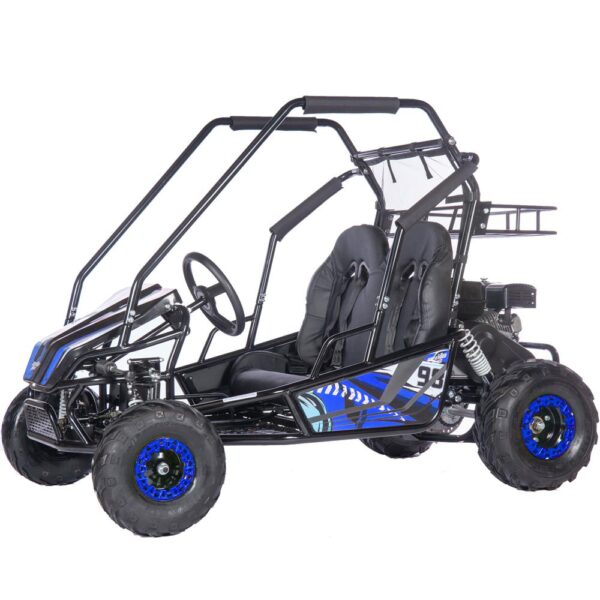mototec mud xl 212cc 2 seat go kart full suspension