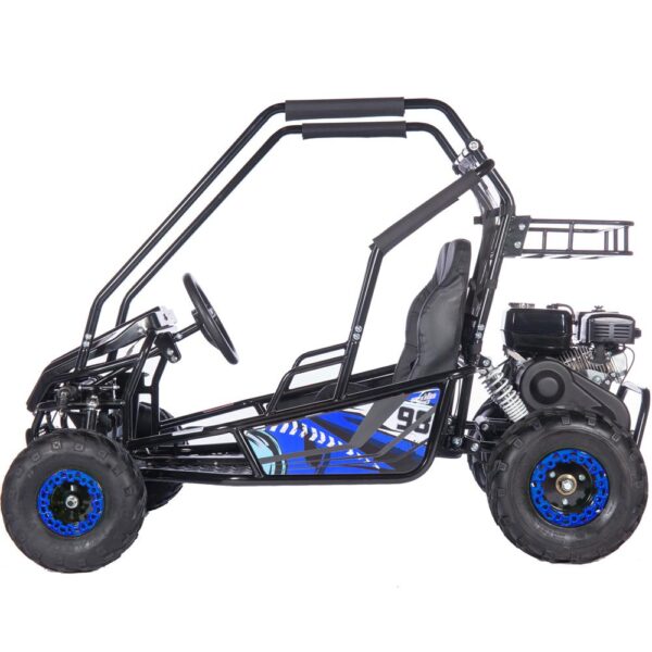 mototec mud xl 212cc 2 seat go kart full suspension