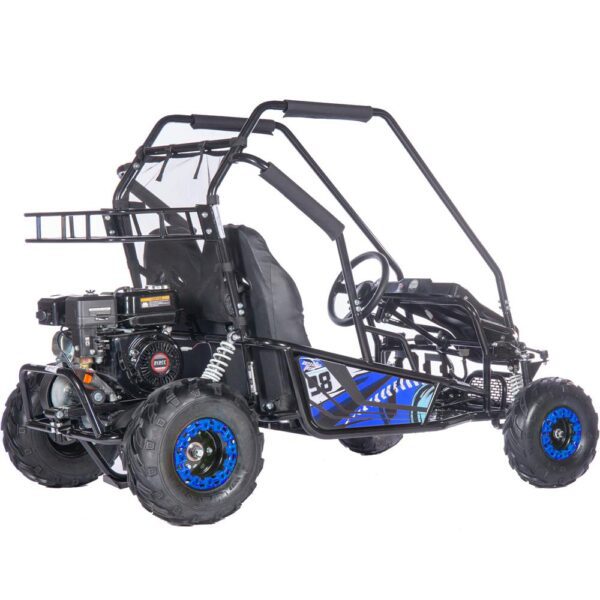 mototec mud xl 212cc 2 seat go kart full suspension