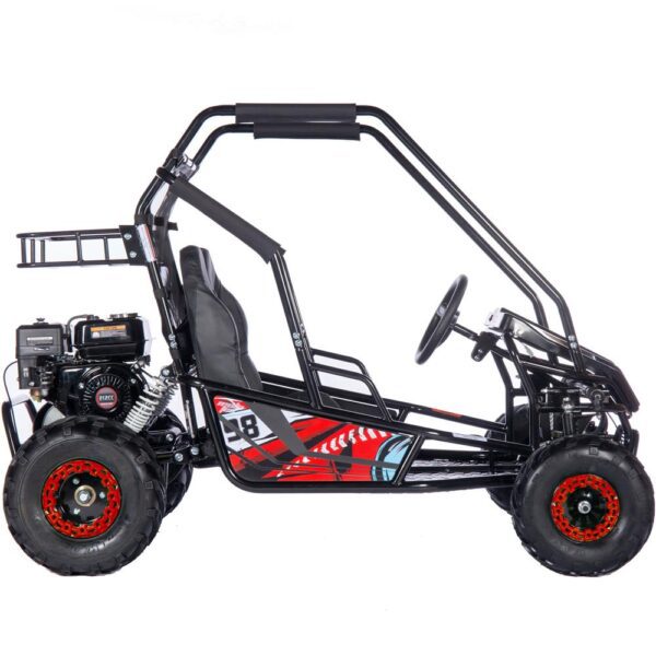 mototec mud xl 212cc 2 seat go kart full suspension