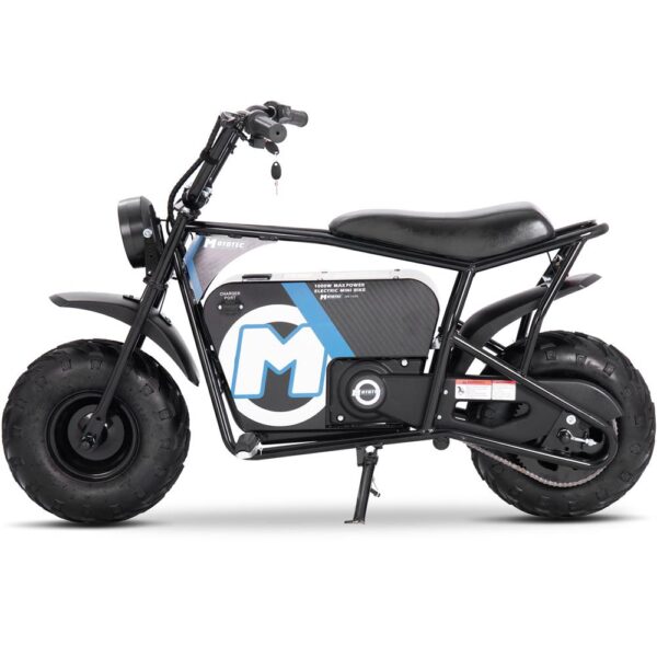 mototec 48v/12ah 1000w electric mini bike