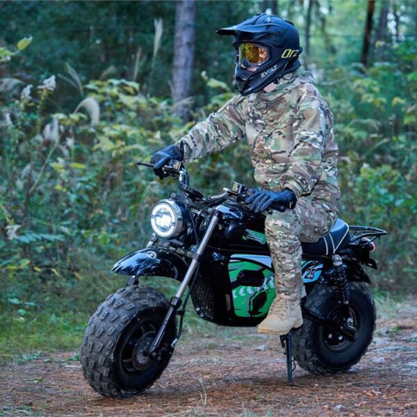 mototec 60v/20ah 1500w electric mini bike