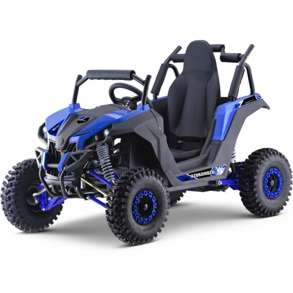 mototec raider 48v/12ah 1200w full suspension kids electric utv