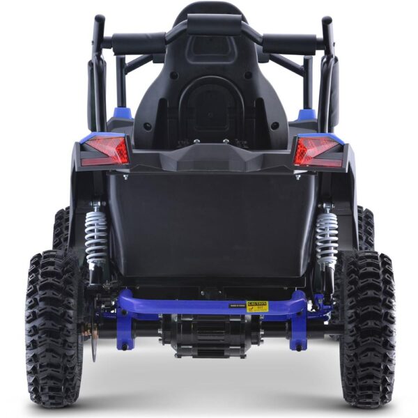 mototec raider 48v/12ah 1200w full suspension kids electric utv