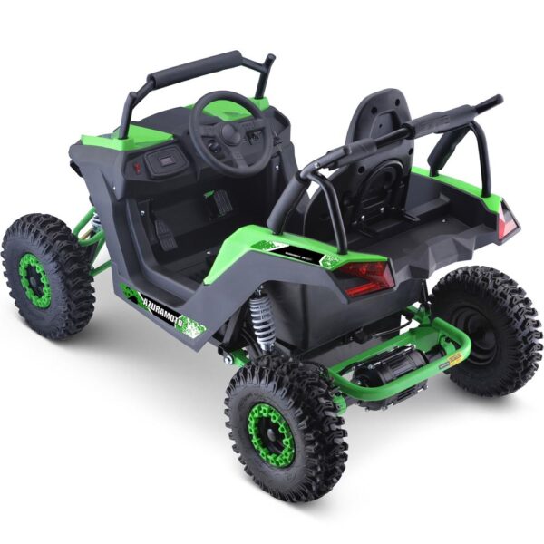 mototec raider 48v/12ah 1200w full suspension kids electric utv