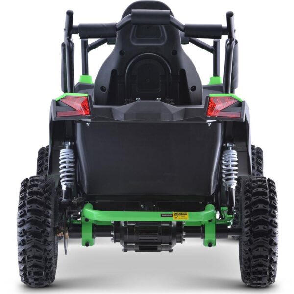 mototec raider 48v/12ah 1200w full suspension kids electric utv
