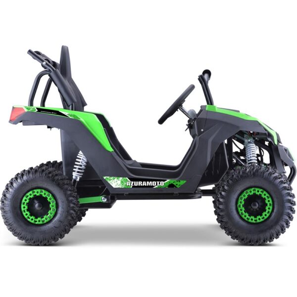 mototec raider 48v/12ah 1200w full suspension kids electric utv
