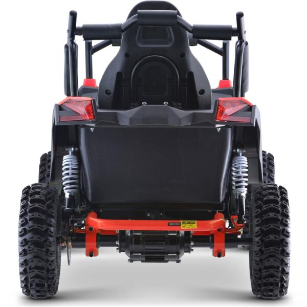 mototec raider 48v/12ah 1200w full suspension kids electric utv