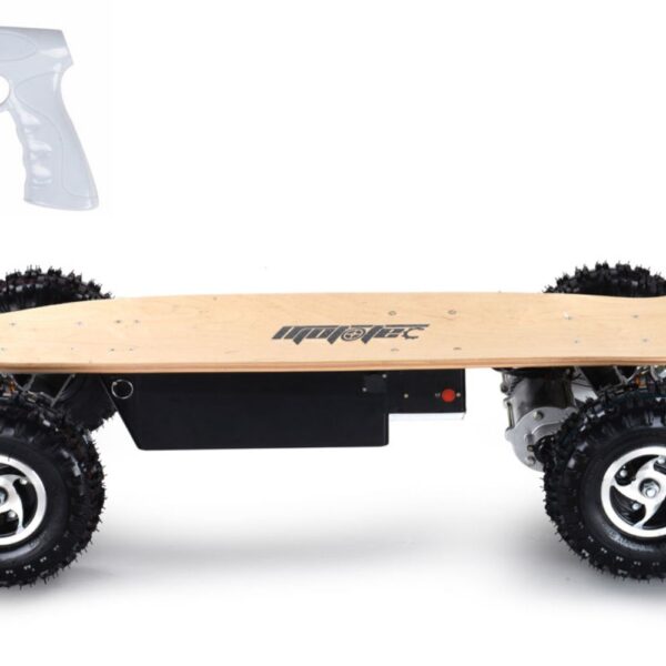 mototec 36v/14ah 1600w dual motor dirt electric skateboard