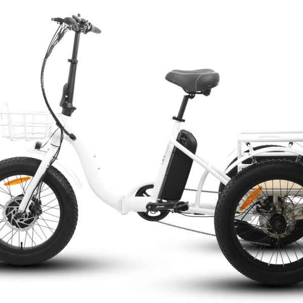 eunorau new trike 48v/12.5ah 500w step thru folding electric trike