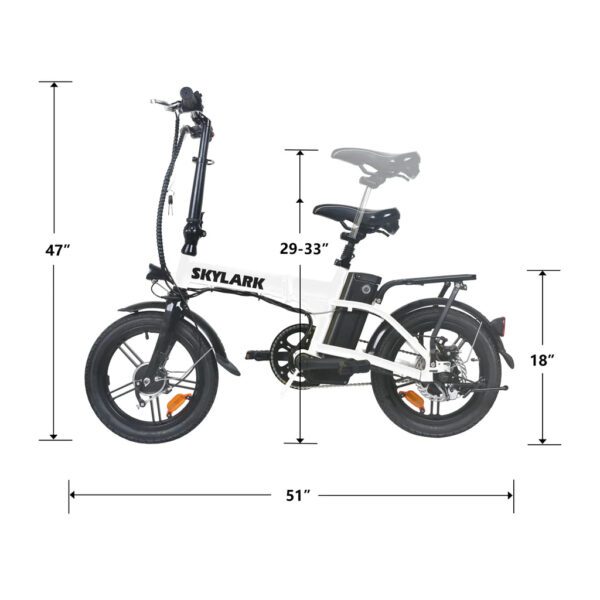 nakto skylark 36v/10ah 350w electric bike