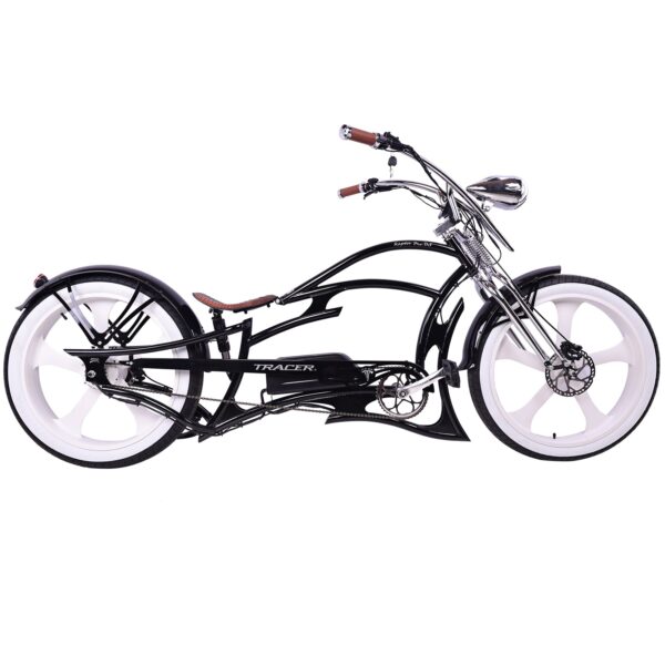 tracer raptor 800w stretch cruiser chopper ebike