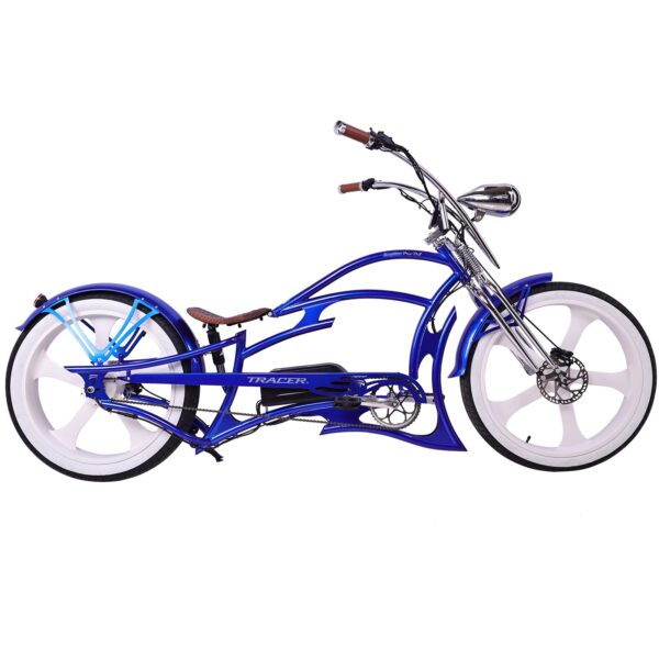 tracer raptor 800w stretch cruiser chopper ebike